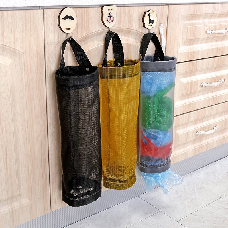 New Kitchen Garbage Bag Round Storage Bag, Sundry Wall-Mounted Storage Bag, Convenient Extraction Box Storage Bag - Image 2